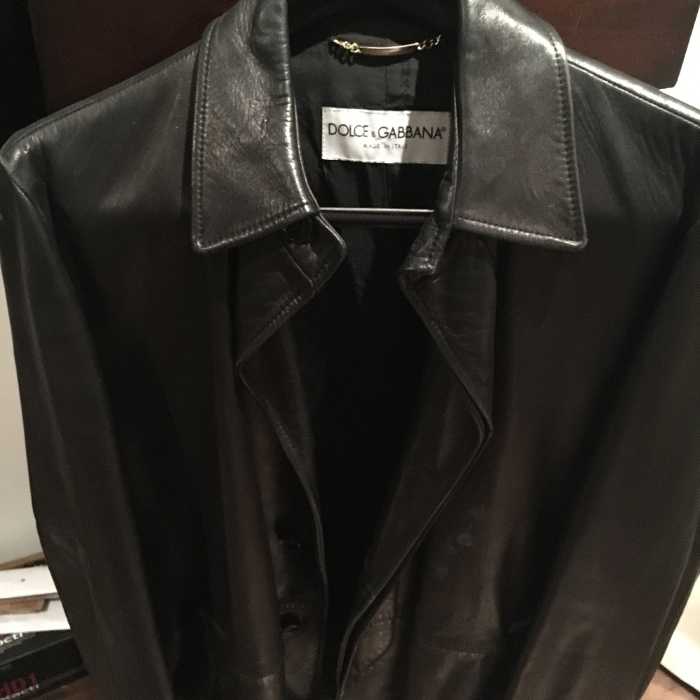 Dolce Leather Coat